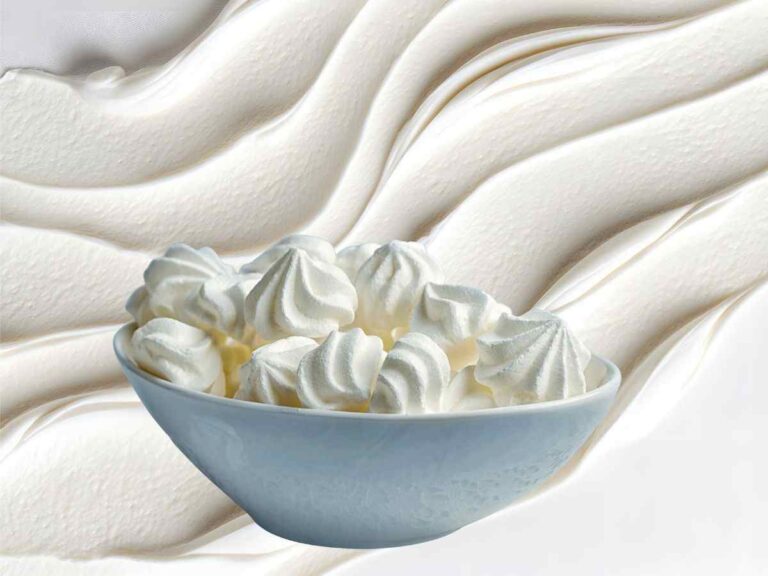 Crema di albumi e meringa